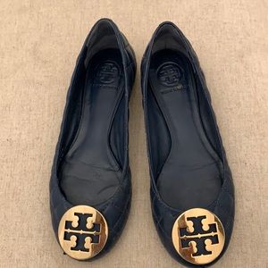 Navy Tory Burch flats